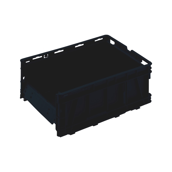 System storage box W-SLB - SYSSTRGBOX-SZ2-UNMNTD-BLACK