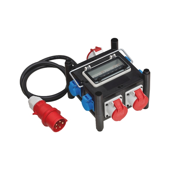 Compact power distributor BSV 3/32 - PWRDISTR-RBR-H07RN-F5G4.0-CEE400V-L32CM