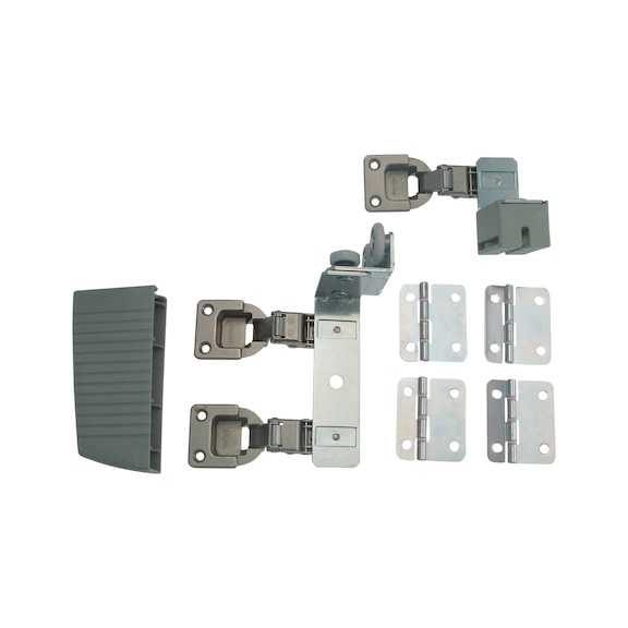 FT 50 AV kit de quincaillerie pour porte pliante pour 1 paire de battants de porte - SLIDDRFITT-FLDDR-FT50AV-RIGHT