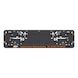 Complete printed Twin-Fixx number plate holder with 4 red rubber inserts - NPH-COMPL-PLT/STR-7COL-TWINMAXX-520MM - 1