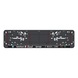 Complete printed Twin-Fixx number plate holder with 4 red rubber inserts - NPH-COMPL-PLT/STR-5COL-TWINFIXX-520MM - 1