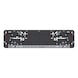 Complete printed Twin-Fixx number plate holder with 4 red rubber inserts - NPH-COMPL-PLT/STR-4COL-TWINFIXX-520MM - 1