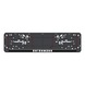 Complete printed Twin-Fixx number plate holder with 4 red rubber inserts - NPH-COMPL-PLT/STR-WHITE-RSD-TWINFIXX-520 - 1