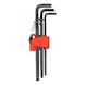 Assortment of Allen keys for hexagon sockets - ALLENKEY-SET-POWERDRIV-9PCS - 1