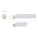 Insert holder ISO P clamping system CN - CLMPHOLD-CN-STEELSHANK-S16R-PCLNR-09 - 2
