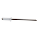 Blind rivet aluminium/A2 round pan head painted  - RIV-BLIND-ALU-A2-3,2X8MM-RR20/9003 - 1