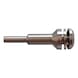 Clamping mandrel with flat head for cutting discs - MNDRL-CUTDISC-(BR6-10)-D6/12-L52MM - 1