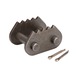 Straight connecting link with cotter pin, simplex, WRC