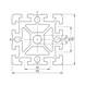 Profil System - PRFLSYS-SB-ALU-ELO-NU10-90X90X6060 - 2