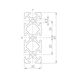 Profile system - PRFLSYS-SI-ALU-ELO-FL5-20X60X3060 - 2