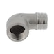 Coude à visser 90° mâle - femelle inox A4 - 2