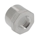 Male-female reducing nipple, A4 stainless steel - THRREDR-MAL-FEM-(DN25-15)-L28 - 2