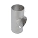 Té égal à souder sans manchette inox norme ISO - 3