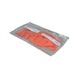 Unterlegplatten, geschlitzt - ABSTMNTGCLIP-KST-ORANGE-50X50X2-34602 - 1