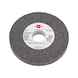 Sanding disc, ceramic weave, synthetic corundum