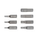 Hexagon socket bit assortment, hole, 7 pcs. Hexagon socket bit assortment, hole, 7 pcs.