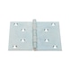 Rolled hinge shape C square - CABHNGE-ANGL-(SHAPE-C)-ST-(ZN)-100X100 - 1
