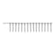 Collated screws, double thread blue galvanised  - SCR-DRYWL-DBTHR-H2-(A2K)-BELT-3,9X28 - 1
