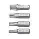 XZN triple square bit assortment, 4 pcs. XZN triple square bit assortment, 4 pcs.