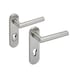 Stainless steel security door fitting S 25 - SDF-A2-S25/FS-ES1-HH-CC-72-14-MATT - 1