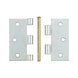 Charnière à nœud roulé avec axe mobile carré - HNGE-ROLLED-LOOSE-PIN-ST-(ZN)-75X75MM - 1