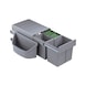 Recycling system for diagonal corner cupboards - RECYCLSYS-DIAG-CORNCAB-3FOLD-900MM - 1