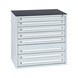 Drawer cabinet PRO 700 - DRWRCAB-STB7-700-RAL7035 - 1