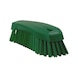 Brosse de lavage L, poils durs - BROSSE MAIN L DURE VERTE 130 MM - 1