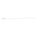Cable tie made of polyamide with metal tongue and fastening loop - 2