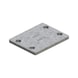 Cover plate DIN 3015-2, double version (DP-S), W.TEC series - COVPLT-DIN3015/2-S-W1-(DSP)-SZ9 - 1