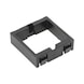 Cage for rollers - CAGE-ROLL-PA-BLCK-ESD-D28-33X33MM - 1