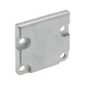 End plate - ENDPLT-ST-A2K-WO.STP-40X40MM - 1