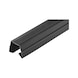 Cover and edge profile - COV&INPPRFL-PP+TPE-BLCK-NUT-10-2000MM - 1