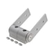 Joint Die-cast aluminium 180° - PIVOTCON-AL-180°-SLOT8/10-80X121X37MM - 1