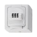 ELMO<SUP>&reg;</SUP> AP-Feuchtraum Schutzkontakt-Steckdose mit Zahlenschloss - STEDO-AP-ZAHLENSCHLOSS-WEISS-16A-250V - 1