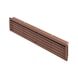 Ventilation grille for room doors type A - VENTGRIL-INDR-(TYPE A)-WALNUT - 3