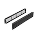 Ventilation grille for room doors type A - VENTGRIL-INDR-(TYPE A)-BLACK - 1