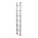 Inner ladder for professional aluminium telescopic ladders