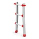Outer ladder for professional aluminium telescopic ladders