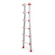 Outer ladder for professional aluminium telescopic ladders