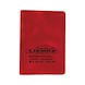 Velour driving licence wallet - HOLD-PRNT-VELOUR-RED-1COL - 1