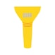 Ice scraper with handle Spike, printed - ICESCPR-PRNT-SHAFT-YELLOW-1COL - 1