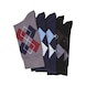 5-pack of bamboo socks - BAMBOOSOCKS 5 PACK CHEQUERED 39-42 - 1