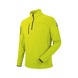Silver fleece sweater - FLEECE HALF ZIP SILVER LIME XS - 1