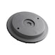 Rubber plate for vehicle lifting platforms - RBRPLT-F.LFT-RD-120MM-H21MM - 3