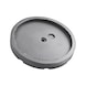 Rubber plate for vehicle lifting platforms - RBRPLT-F.LFT-RD-D140MM-H17MM - 3