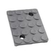 Gummiklotz rechteckig for vehicle lifting platforms - RBRBLOCK-F.LFT-RECTANGL-100X81MM - 1