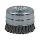 Wire cup brush Knotted stainless steel with M14 connecting thread - CPBRSH-AG-A2-80MM-M14 - 1