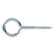 Silmukkaruuvi WIP Puuruuvikierre, sinkitty teräs, sinipassivoitu (A2K) - 1