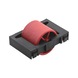 Roller unit plastic R28 - ROLLUNT-PA-RED/BLCK-D28-50X33MM - 1